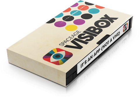 Maqueta estilo VHS