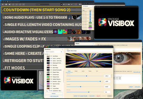 Interfaz de Visibox